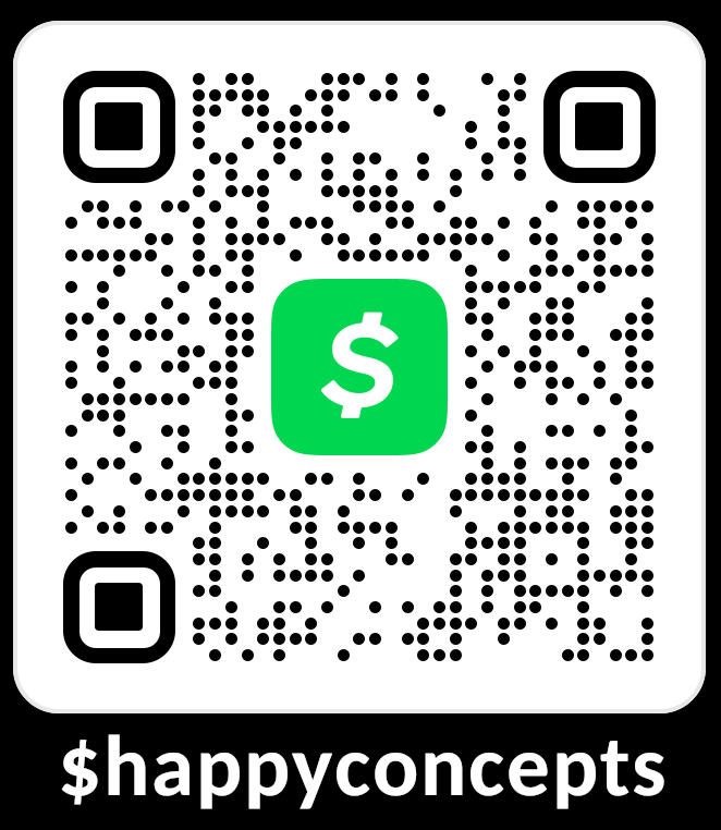 cash app donate to $happyconcepts